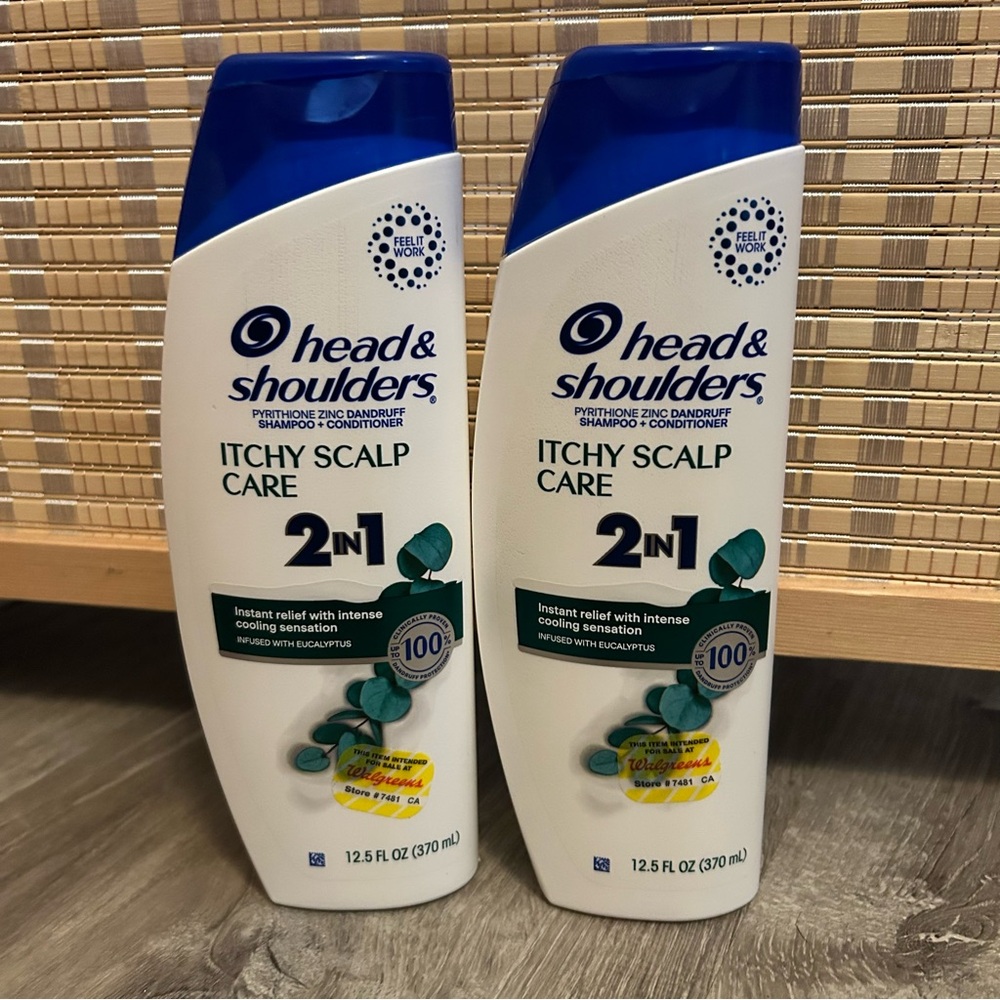 2X Head & Shoulders Eucalyptus Dandruff Shampoo & Conditioner